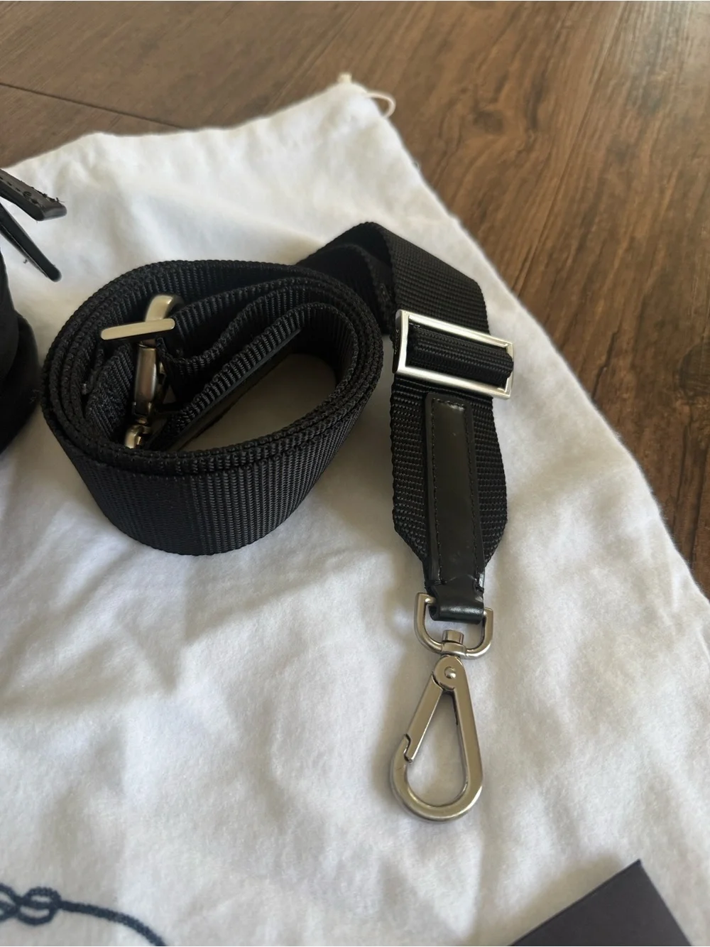 Prada Business Bag in Black Nylon Canvas